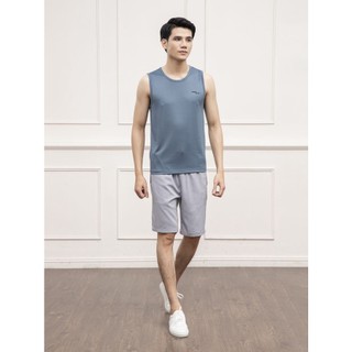 Áo tank-top nam aristino att002s1 vải lạnh siêu mềm mát, không bai, tag 245k