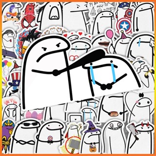 Set 50 cái Sticker Flork Meme chống nước, Hình Dán Flork giá rẻ, decal dán mũ bảo hiểm, laptop, dán xe, vali