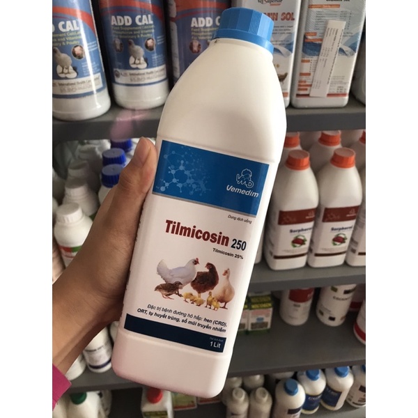 tilmicosin 1 lít vemedim micosin hô hấp trên trâu bò lợn gà