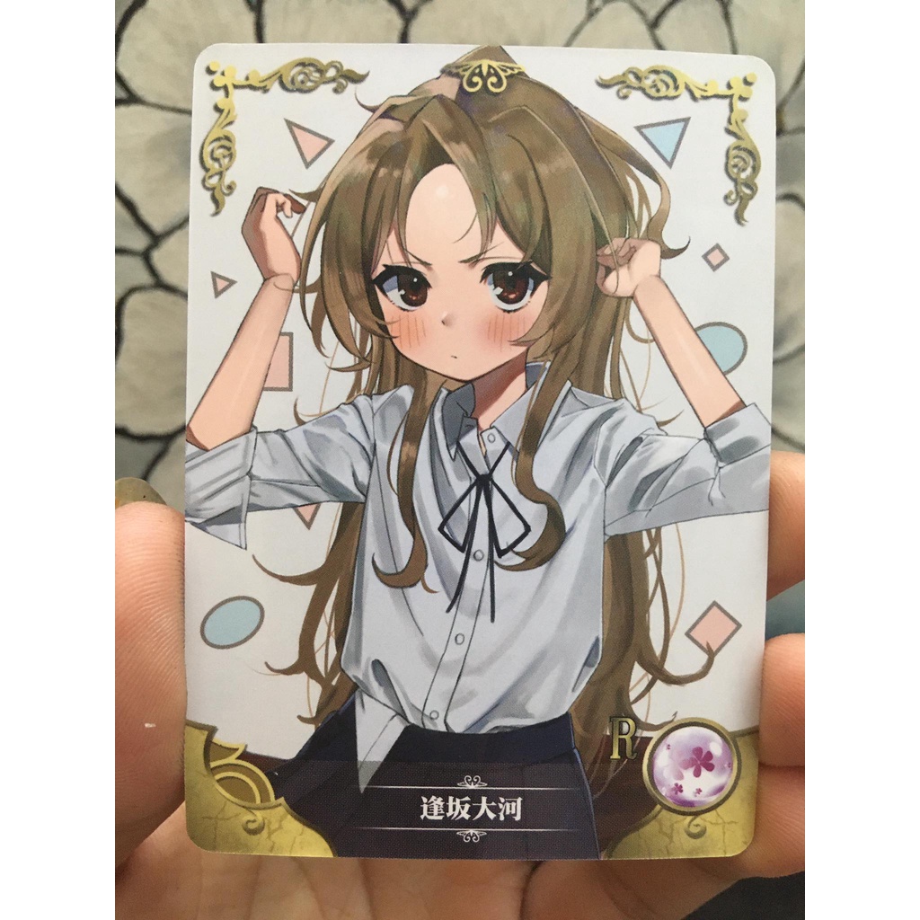 (Rain15) Thẻ bo góc nhân vật Taiga Aisaka – Toradora NS-08 – R