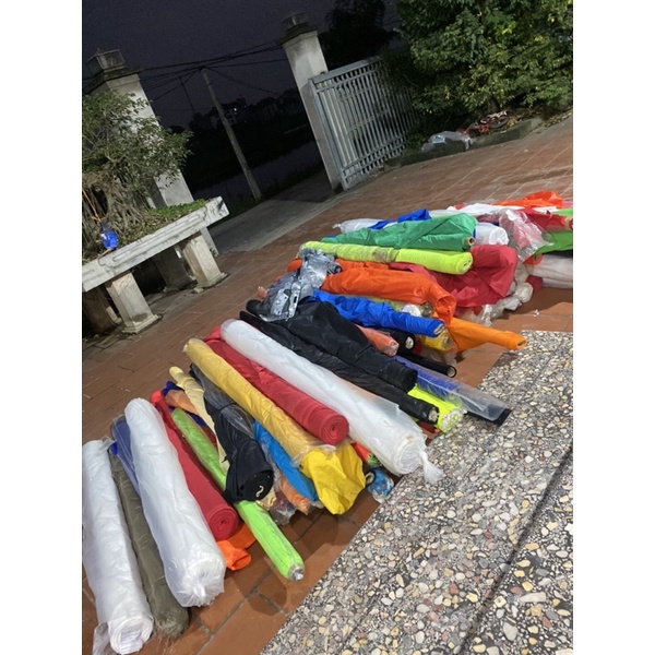 Vải ca rô  chống thấm may diều