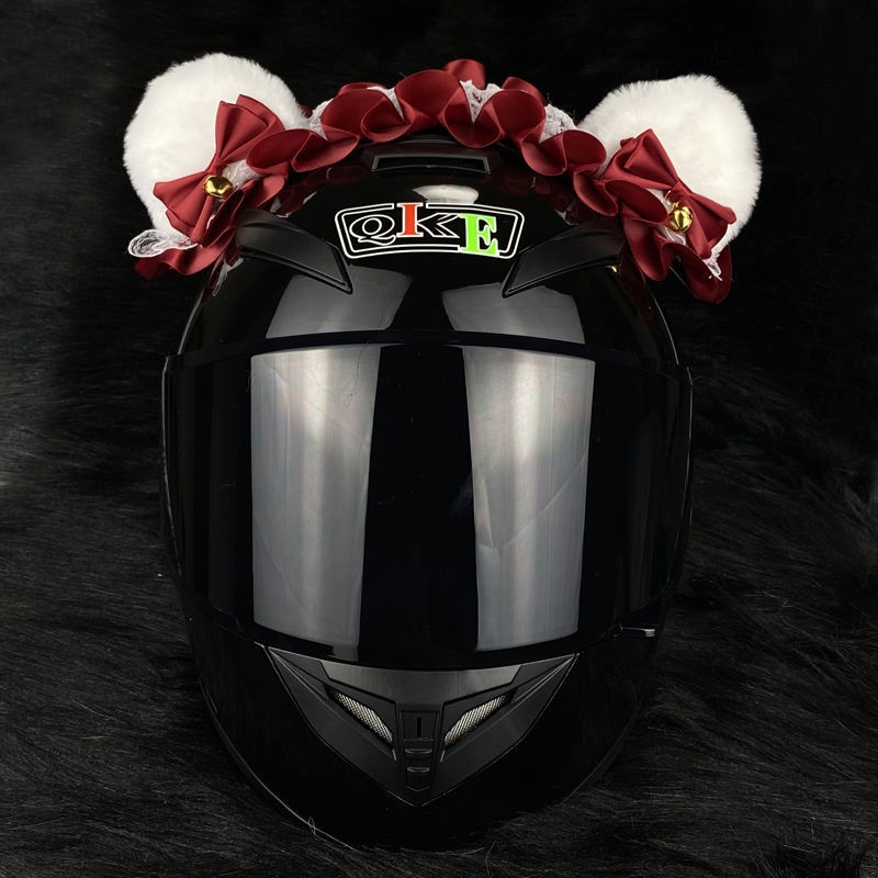 Mũ Bảo Hiểm Hình Tai Mèo Siêu Dễ Thương