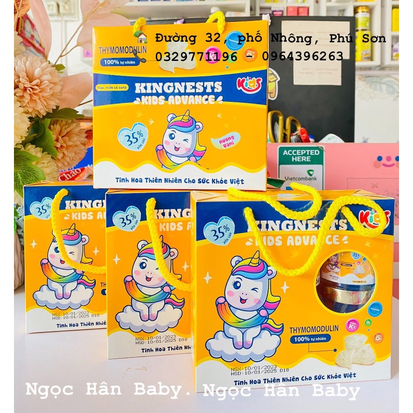 Hộp 6 hũ yến sào KingNests Kids Advance