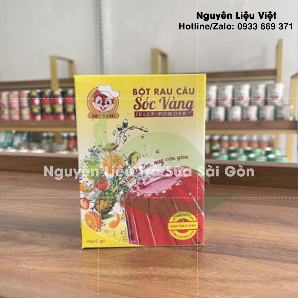 Rau câu sóc vàng Hộp 10 gói