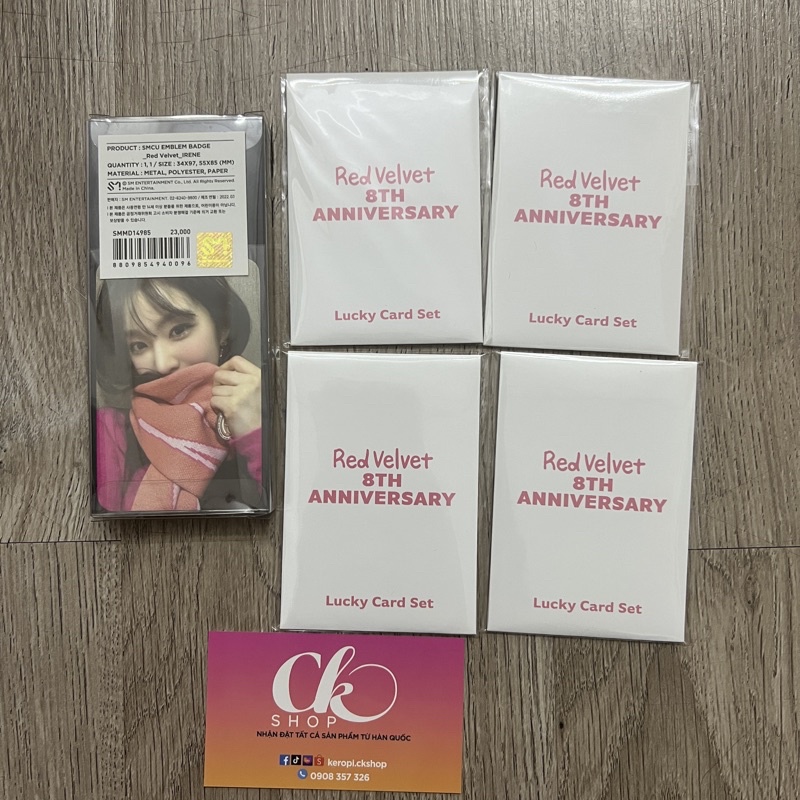 Bộ ảnh Red Velvet SMCU, Set kỷ niệm Lucky card,  Feel My Rhythm MD có sẵn