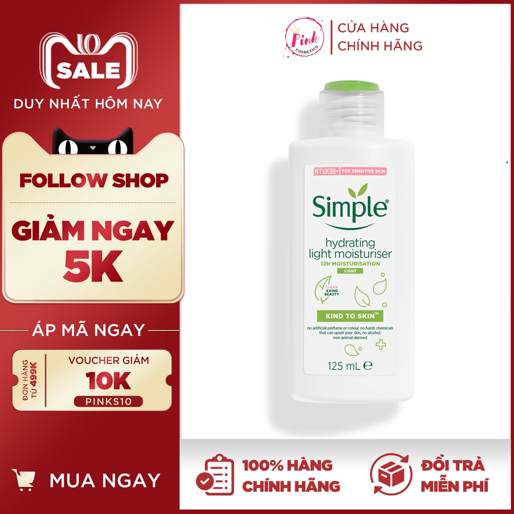 Kem Dưỡng Ẩm Simple