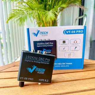 Bộ chuyển quang optical sang audio VITECH VT08PRO Chính Hãng  cao cấp ,có nút điều chỉnh âm lượng