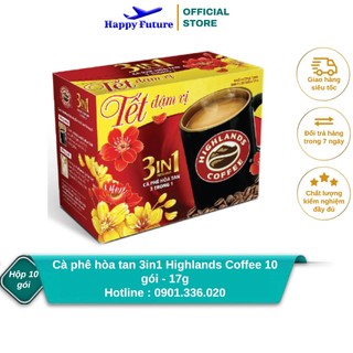 Cà phê hòa tan 3in1 highlands coffee 20 gói - 17g