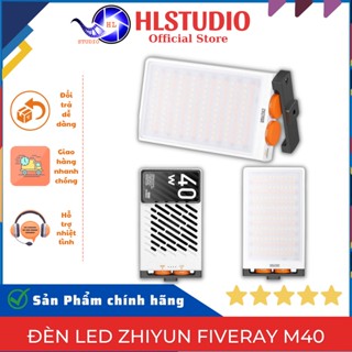 Đèn Led Bỏ Túi Zhiyun Fiveray M40 HL Studio, Pin 2600mAh, Công Suất Mạnh Mẽ, Có Quạt Làm Mát