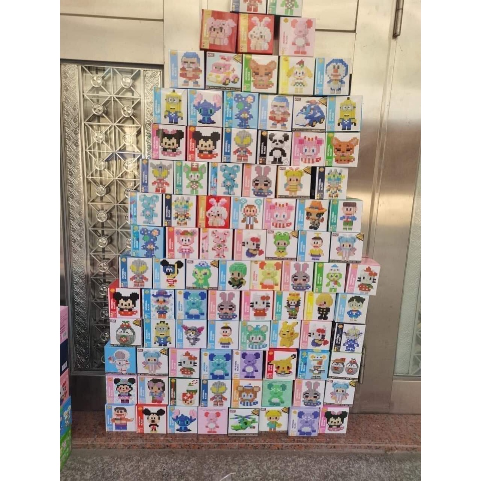 5 bộ 75k thế giới lego combo 5 bộ xếp hình đẹp  ngẫu nhiên, bộ nhân vật hoạt hình, lắp ráp mô hình giá rẻ,