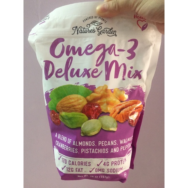 Hạt tổng hợp Omega -3 Deluxe Mix chính hãng 🇺🇸trọng lượng 737g