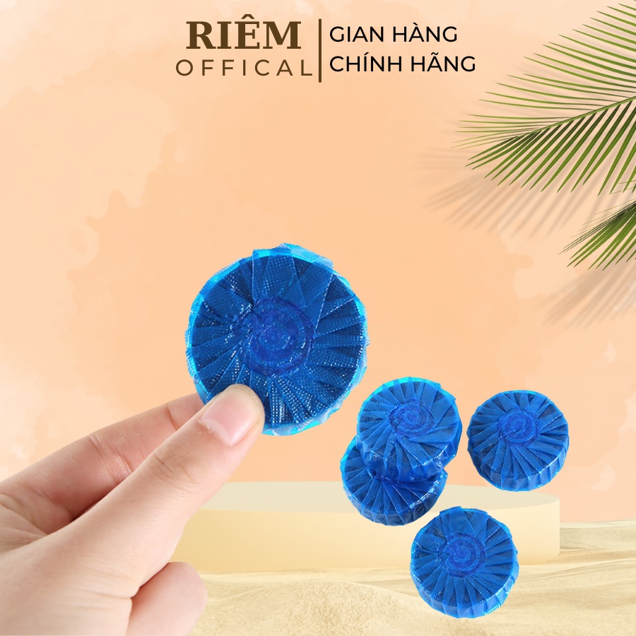 Viên Thả Bồn Cầu tẩy sạch mảng bám khử mùi Hàn Quốc Combo 10 RIEM