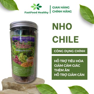 Nho khô Chile mix 3 loại nho nâu, nho đen và nho xanh sấy dẻo siêu ngon, trọng lượng 700g