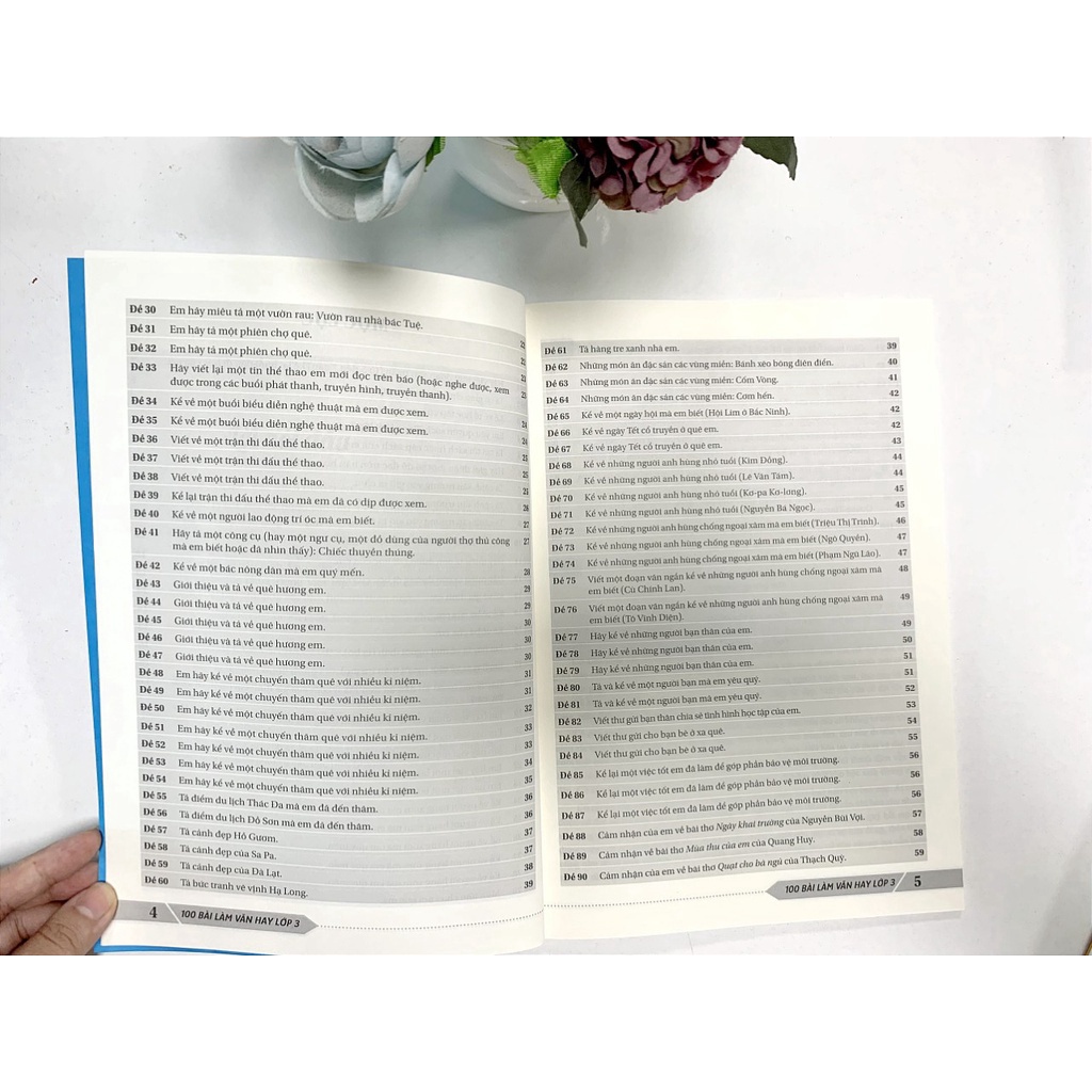 Sách - 100 Bài làm văn hay Lớp 3 - Biên soạn theo chương trình SGK mới của bộ GD&ĐT