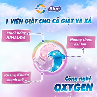 Viên giặt xả muối hồng hàn quốc chính hãng blue - ảnh sản phẩm 8