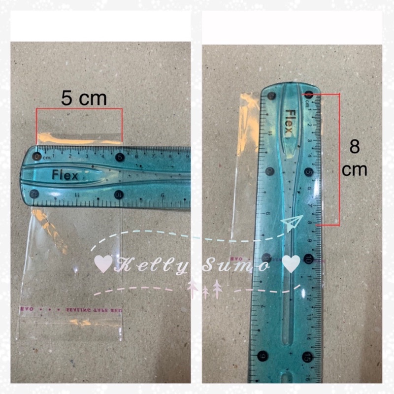 1kg túi Opp dán miệng đựng phụ kiện size nhỏ (4 -> 10)