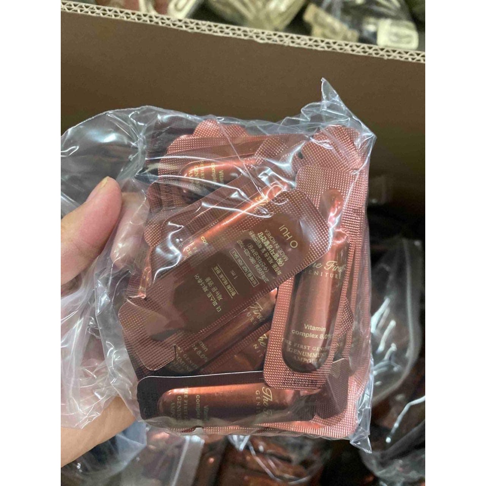 Gói tinh chất serum vitamin C chống lão hoá, trắng da, tái tạo da, căng bóng và phục hồi da đa di năng 1ml