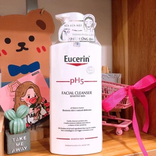 Sữa Rửa Mặt Eucerin pH5 Facial Cleanser Sensitive 400ml