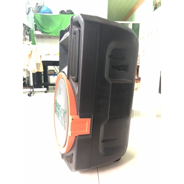 Loa kéo karaoke bass 40cm,micro hát nhẹ