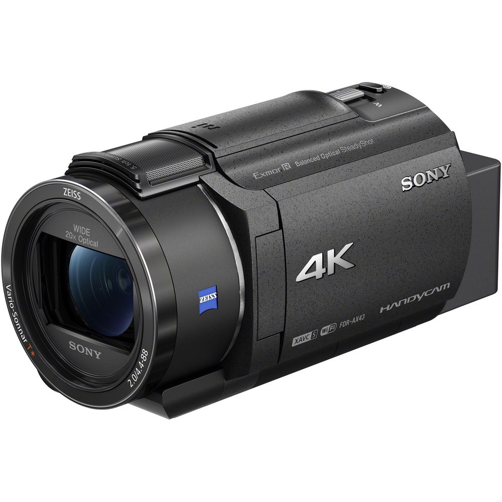 Máy quay phim KTS 4K Sony Handycam FDR-AX43A - Hàng chính hãng - Bảo hành chính hãng Sony 24 tháng toàn quốc