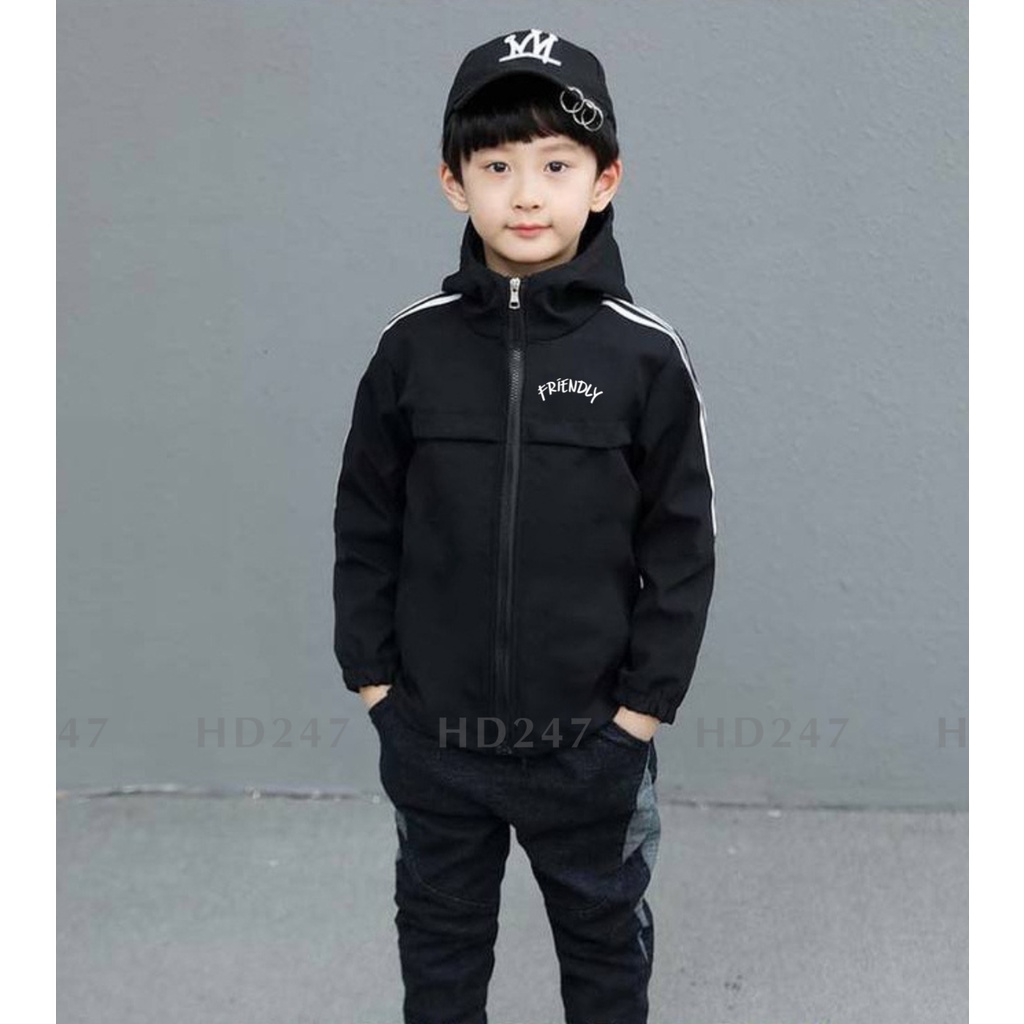 ÁO khoác dù chống nắng chống gió cho bé trai bé gái size đại 13kg đến 38kg 0333