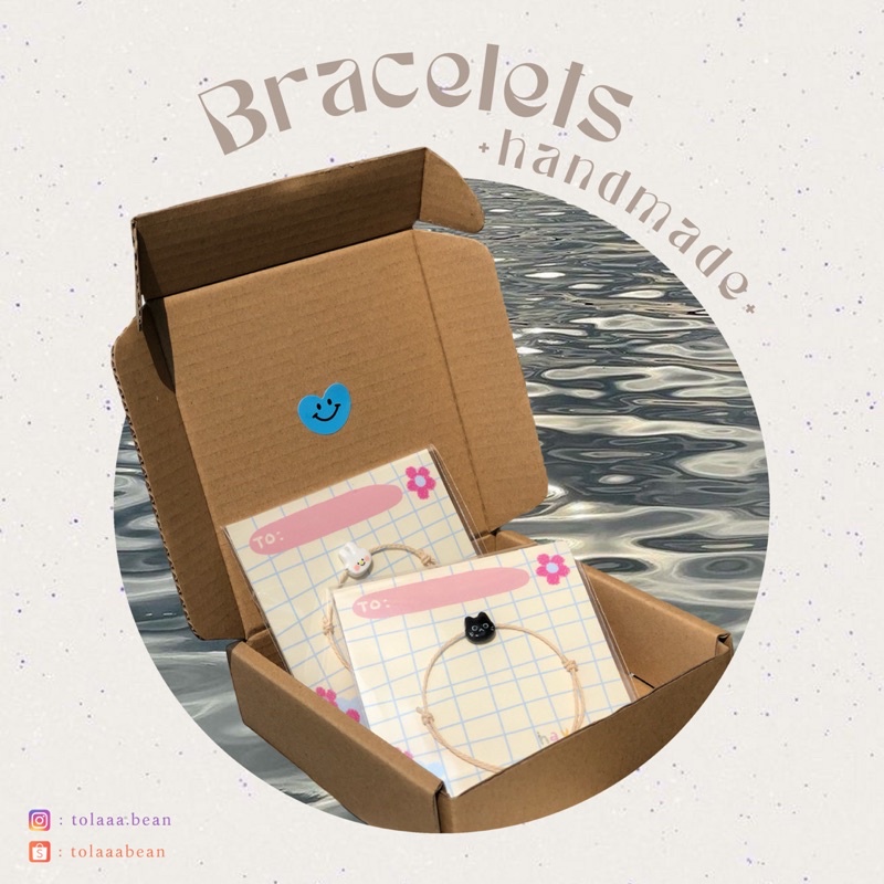 Vòng tay Couple Mèo - Thỏ handmade