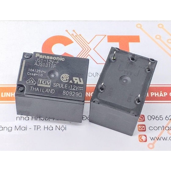 Panasonic Relay 10A 12V (5 chân) JS1-12V-F