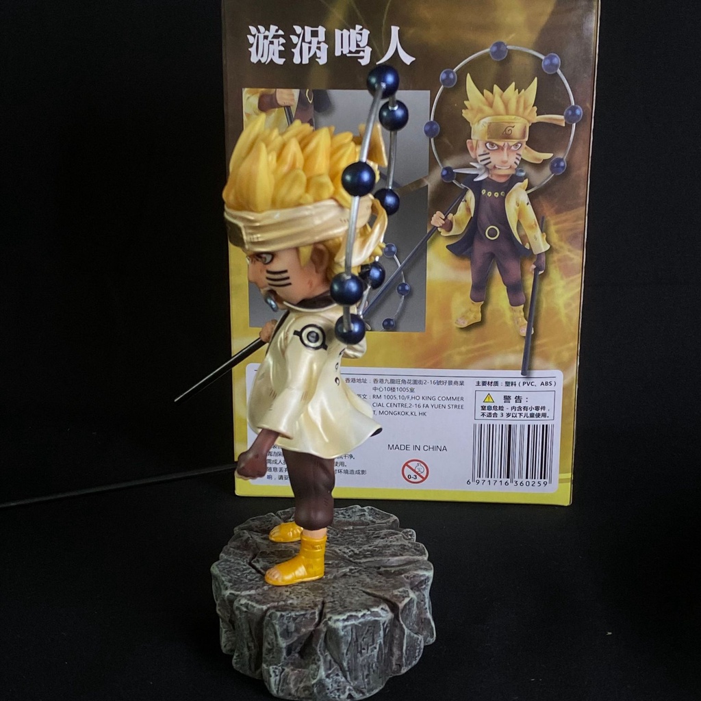 Mô hình Naruto lục đạo chibi cao 18cm fullbox màu, Figure Naruto lục đạo mới nhất THStore