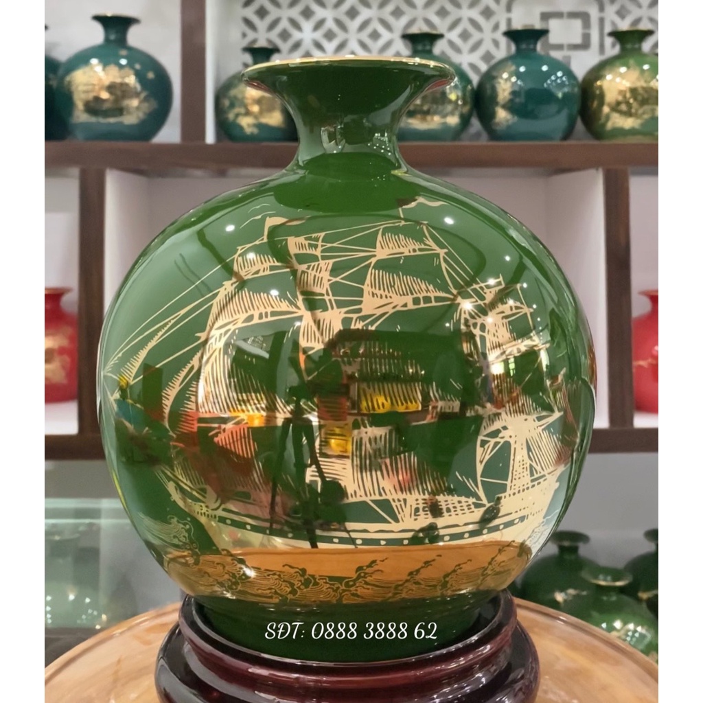 Bình Hút Lộc Bát Tràng - Bình Tài Lộc, Bình Phong Thuỷ Thuận Buồm Xuôi Gió