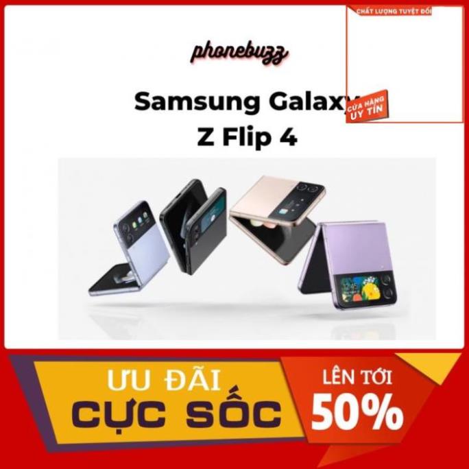 _Điện thoại Samsung Galaxy Z Flip 4 - Hàng chính hãng - Mới 100% Nguyên Sea Bảo hành 12 tháng