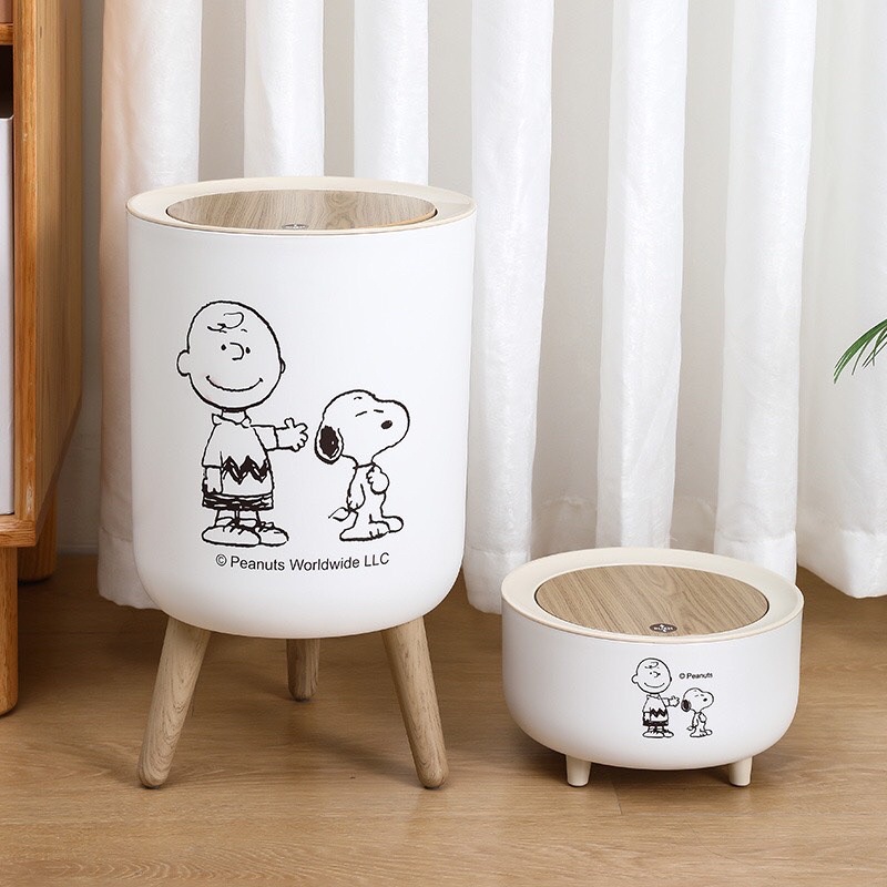 Thùng rác mini để bàn hình Snoopy siêu cute