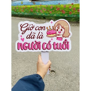 Hastag cầm tay sinh nhật