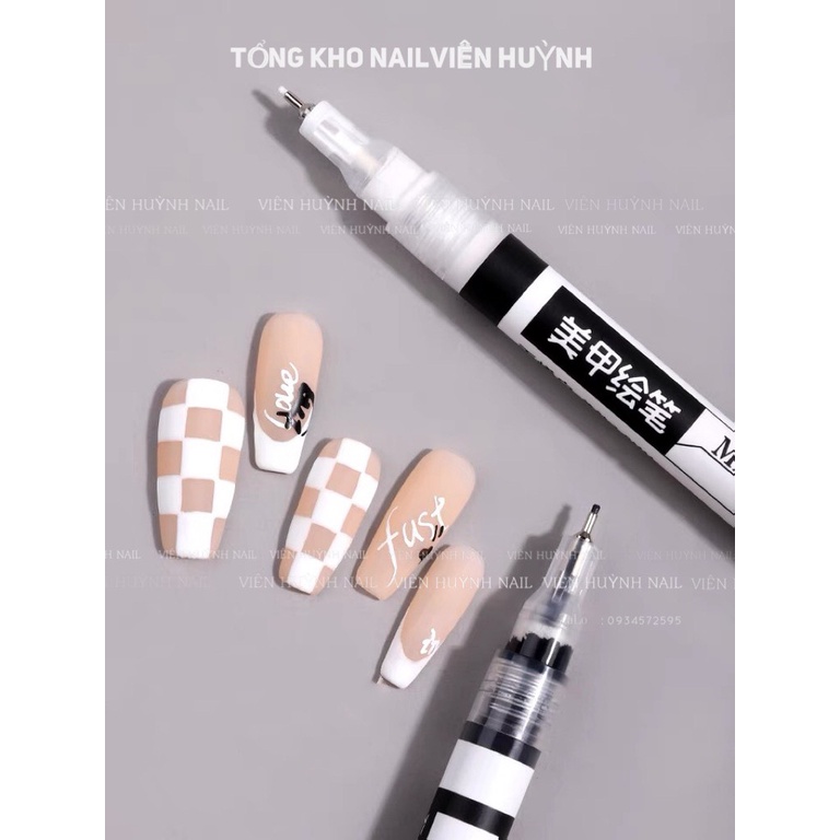 bút gel vẽ móng nail