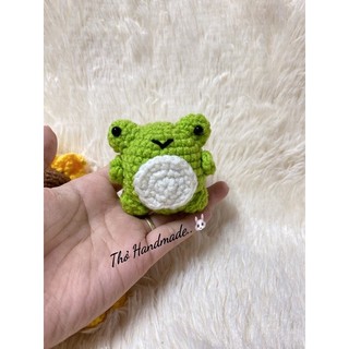 [ Handmade] Móc khoá len con ếch