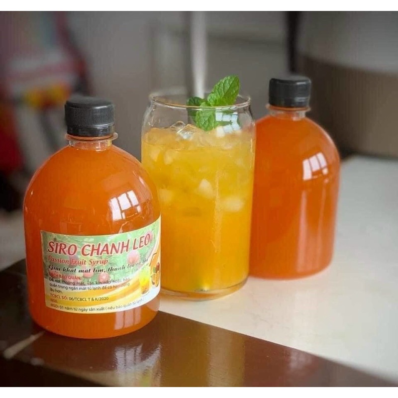 Siro Chanh leo nhà làm - Thơm ngon - An toàn cho sức khoẻ