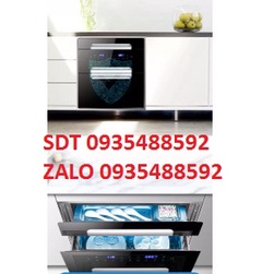 Máy sấy bát 2 ngăn dung tích 100 lít, Máy sấy chén bát diệt trùng khử khuẩn tủ âm