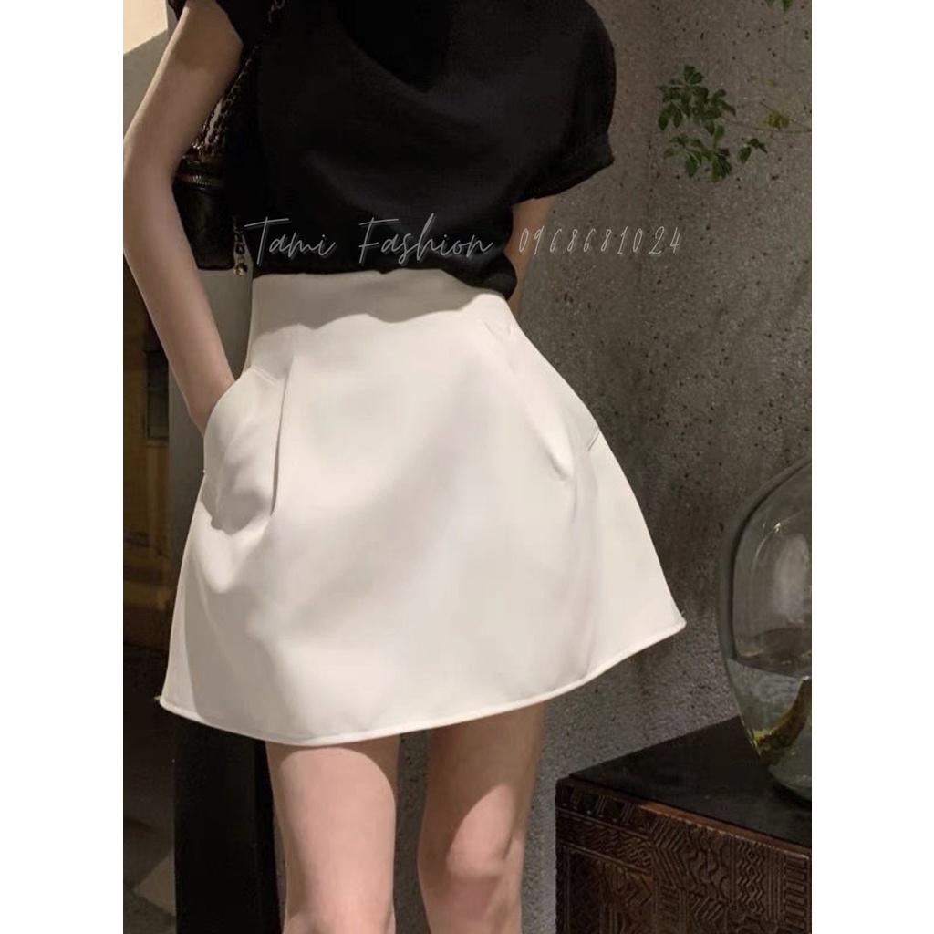 Chân váy lụa tafta dáng chữ A xòe phồng sang chảnh có Bigsize, chân váy 2 lớp mềm mịn