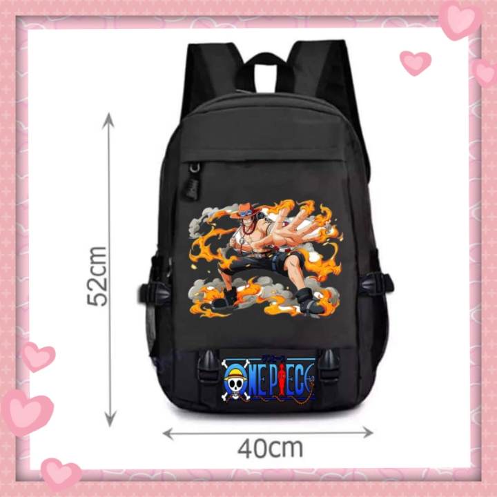 Balo Luffy , ace râu trắng , zoro 💝 freeship 💝 Balo one piece giá rẻ  - cặp onepiece có nhiều mẫu