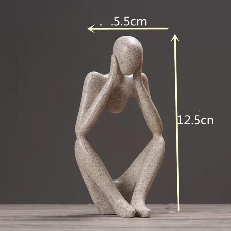 Tượng trang trí nhân vật trừu tượng phong cách Bắc Âu