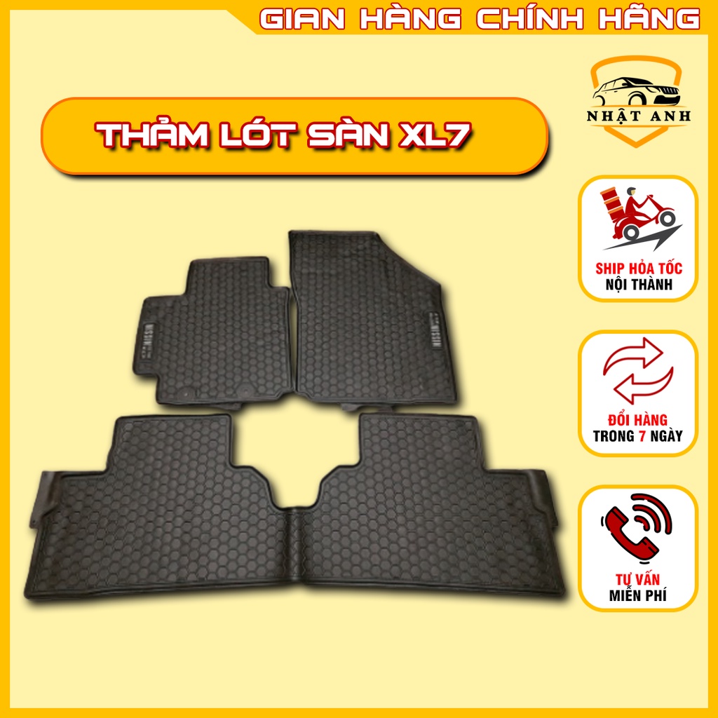 Lót Sàn Ô Tô Nhật Anh Shop - Thảm Lót Sàn XL7, Thảm Sàn Cao Su Đúc Không Mùi, Cao Cấp Nissin