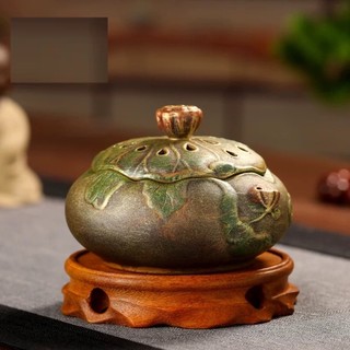 Lư hoa sen xông trầm