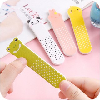 Dũa móng tay mini 2 mặt hình thú dễ thương