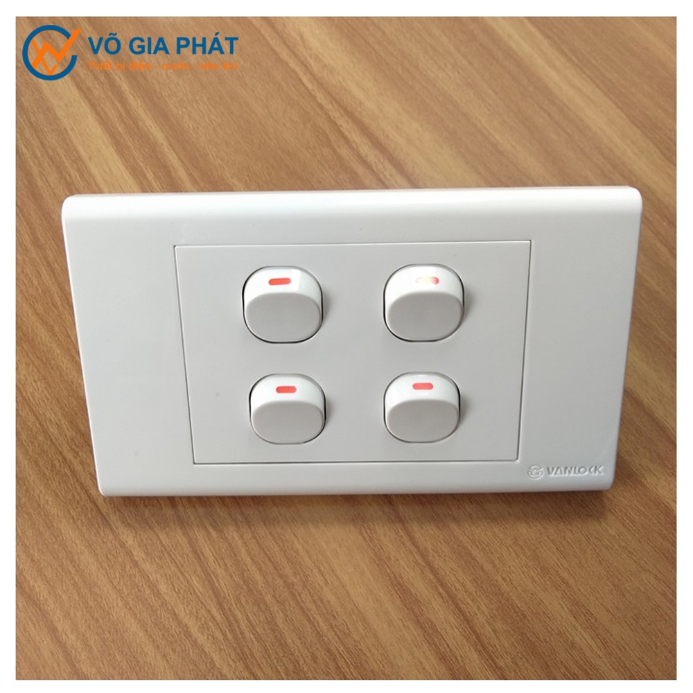 Mặt hạt công tắc Sino - Mặt 1-2-3-4-5-6 lỗ