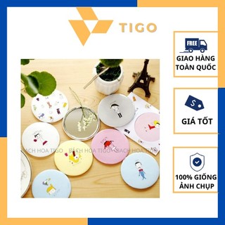 Gương cầm tay mini dễ thương - gương soi bỏ túi cầm tay