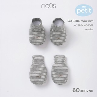 Set Bao Tay Bao Chân Chất Petit Nous màu cơ bản dễ phối đồ