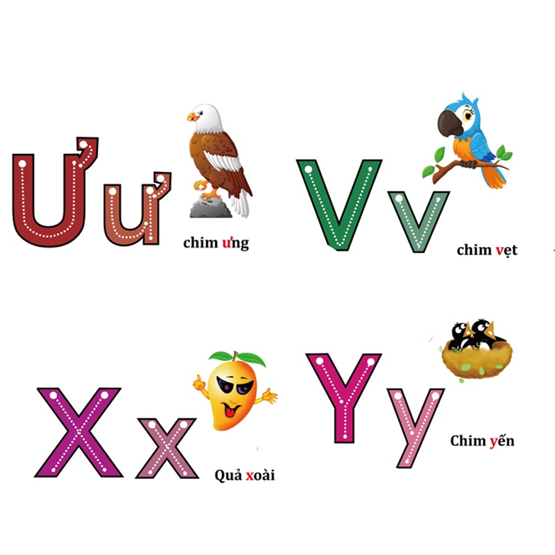 Decal dán tường cho bé phòng ngủ 3d bếp phòng khách Tung Home Decor Chữ Cái TV