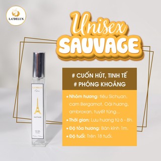 Tinh dầu nước hoa la'delux sauvage 10ml phóng khoáng cuốn hút dạng xịt lưu hương 6-8h