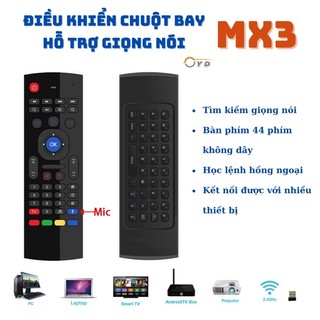 Chính hãng] bàn phím chuột bay km800 | bàn phím không dây mx3 | air mouse km800