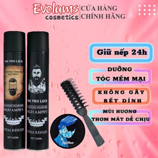 Gôm xịt tóc nam tạo kiểu tóc THE PRO LOCK sáp vuốt tóc dành cho cả nam và nữ