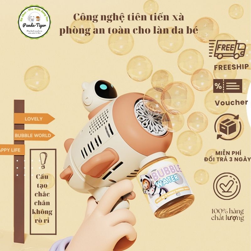 Súng bắn bong bóng xà phòng phi hành gia, máy thổi bong bóng, đồ chơi cho bé trai,đồ chơi cho bé gái